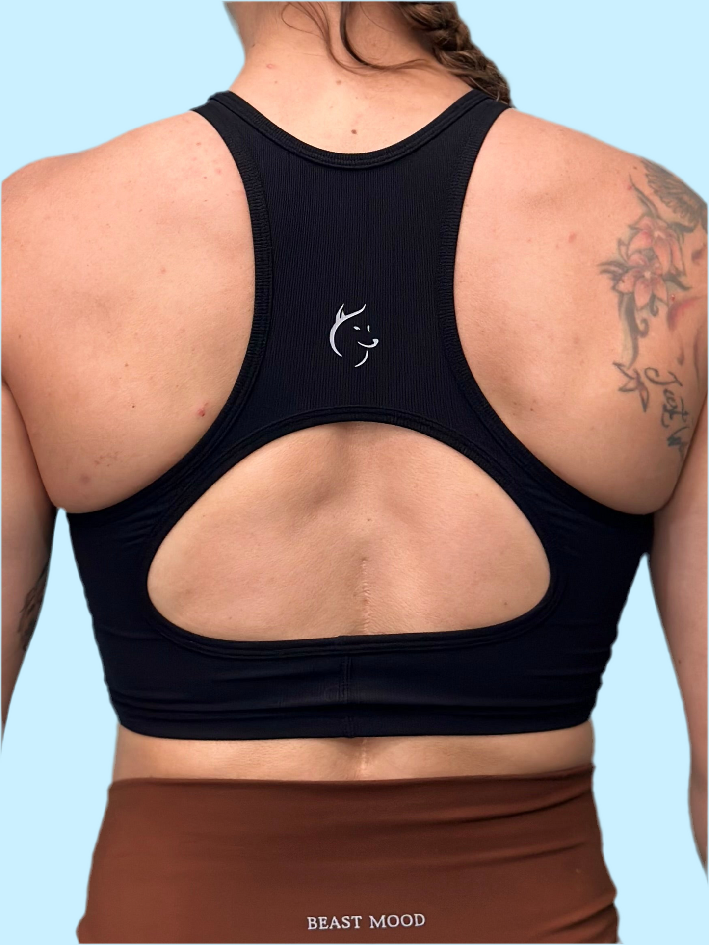 Crop top LUPASTER black