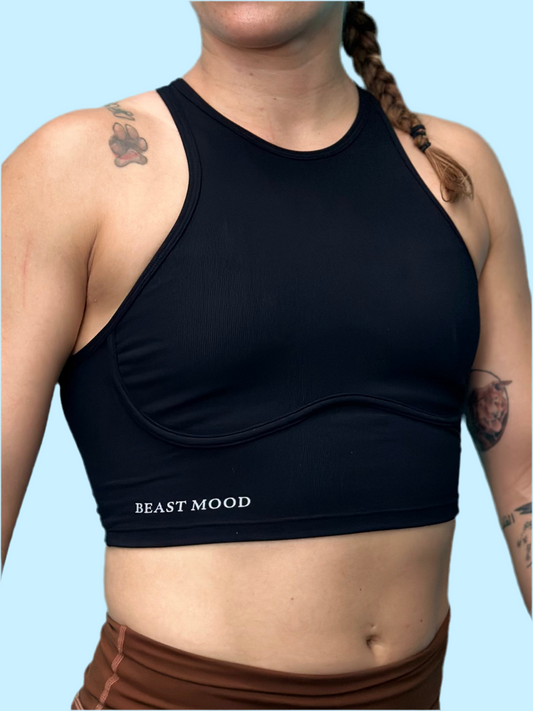 Crop top LUPASTER black