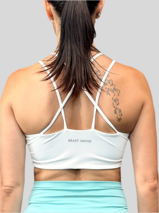 Sports bra ALBUS white