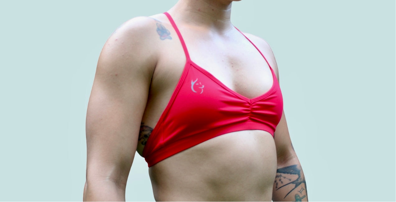 Sports bra  HALLSTROMI red