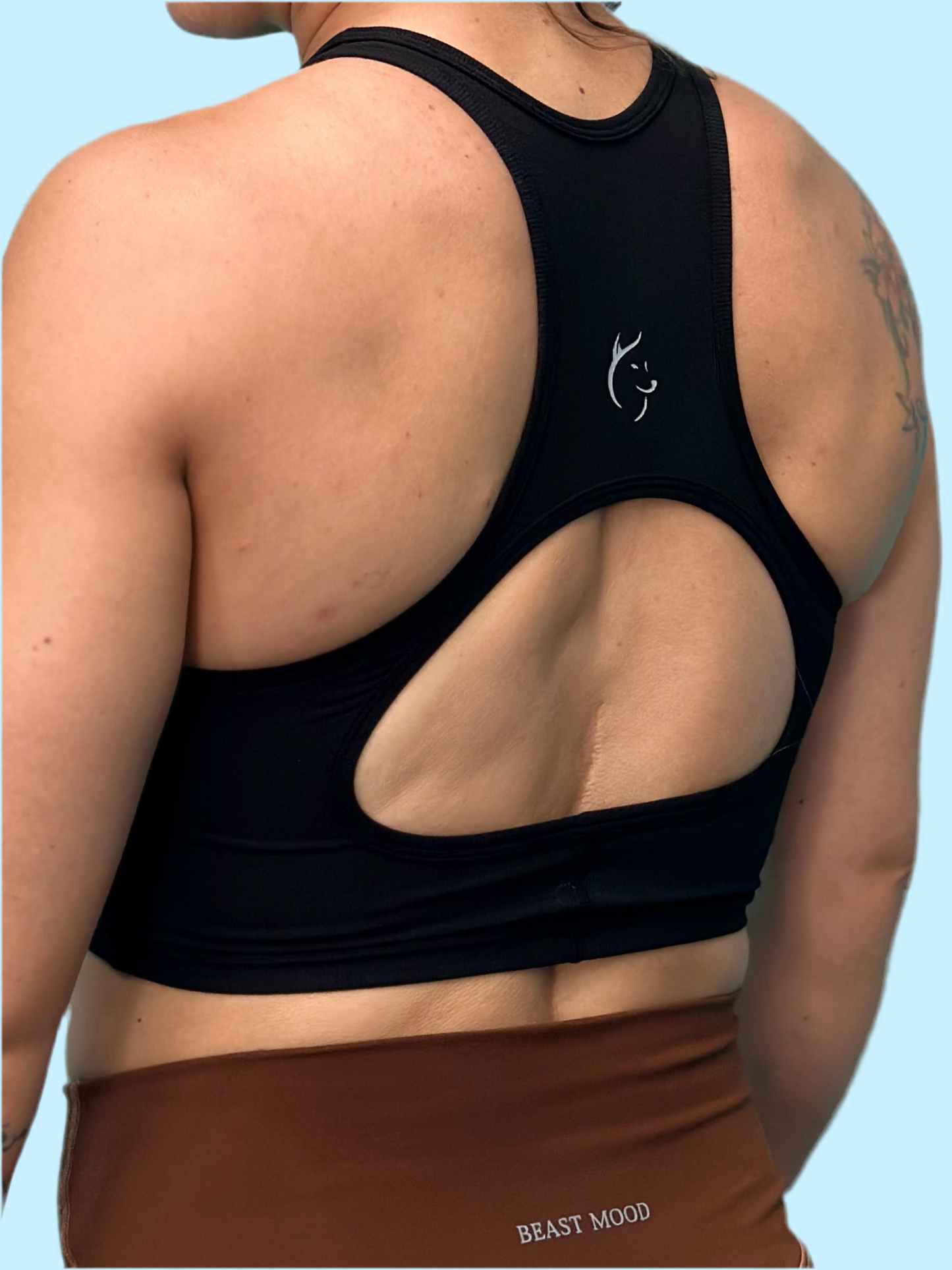 Crop top LUPASTER black