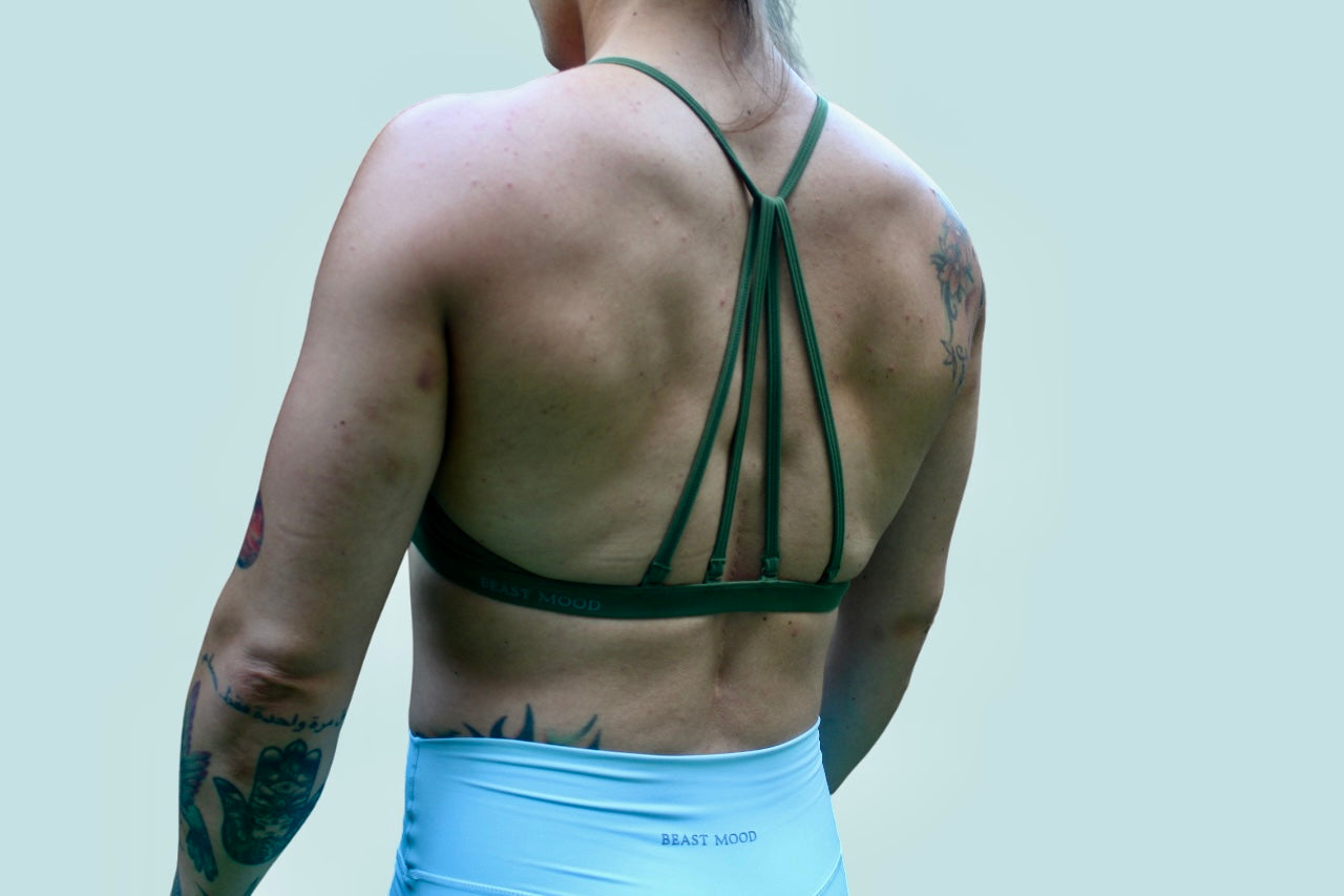 Sports bra HALLSTROMI green