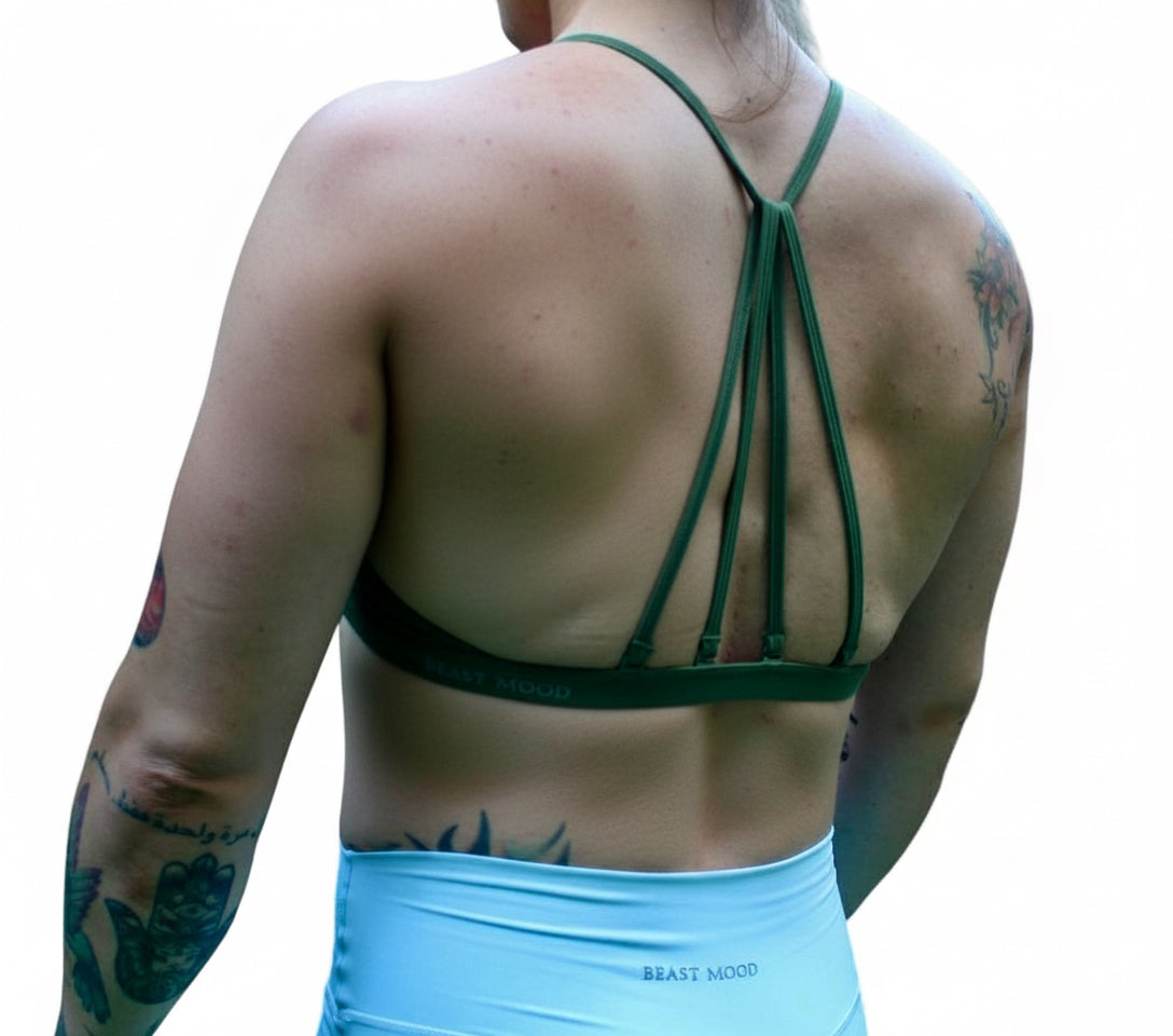 Sports bra HALLSTROMI green