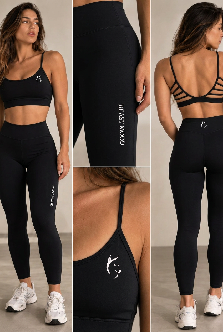 LEGGINS SIGNATUS black