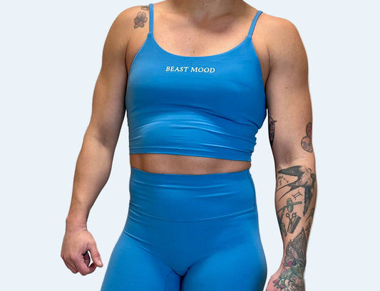 Crop-Top SAARLOOS blue