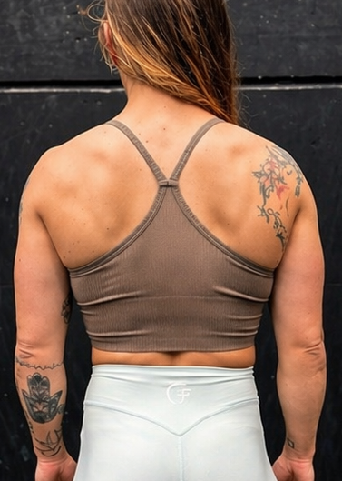Crop-Top LUPUS brown