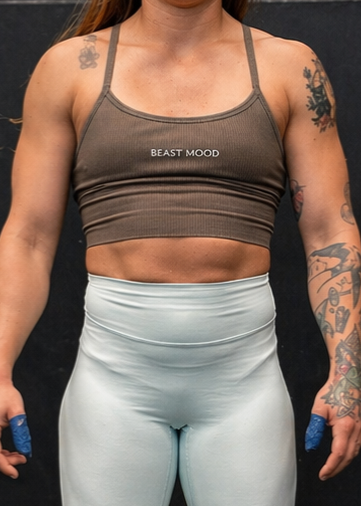 Crop-Top LUPUS brown