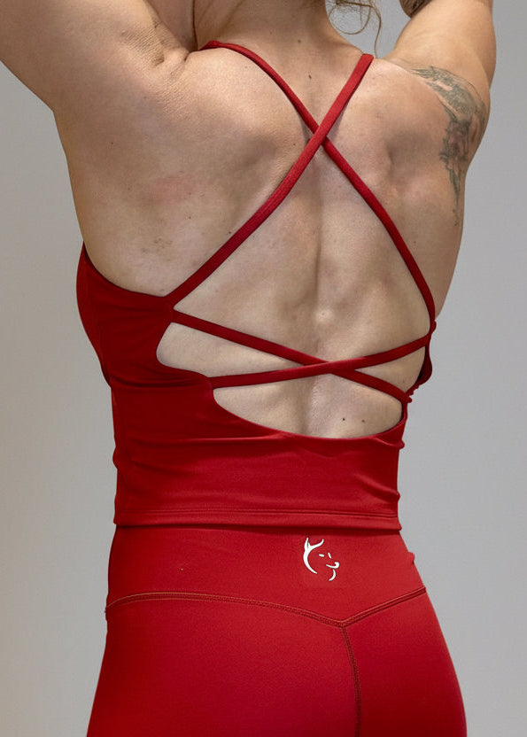 Crop-Top TUNDRA red