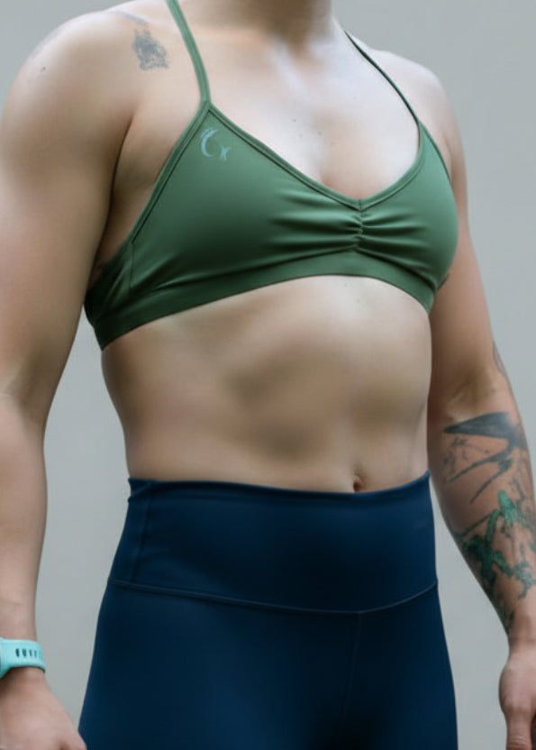 Sports bra HALLSTROMI green
