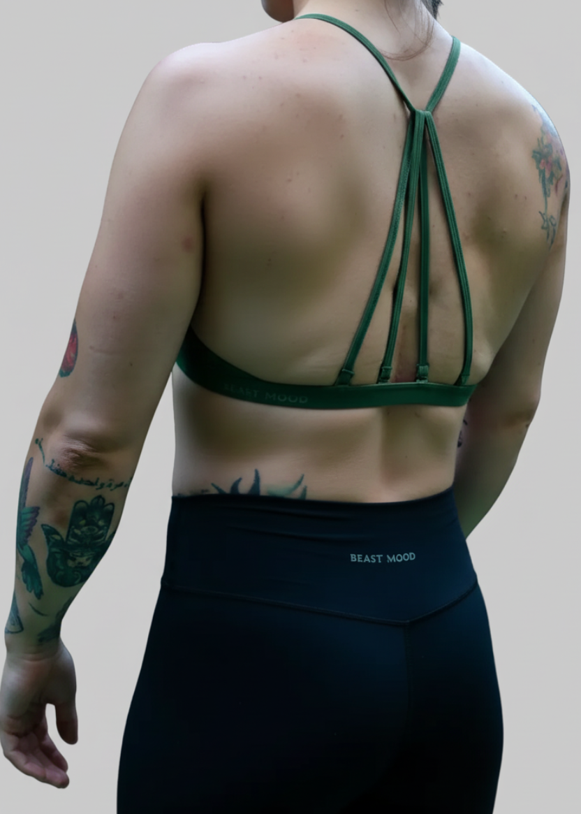 Sports bra HALLSTROMI green
