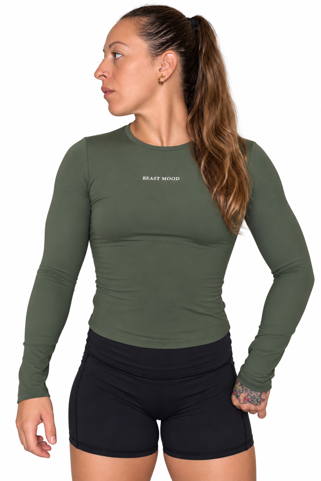 Camiseta manga larga militar