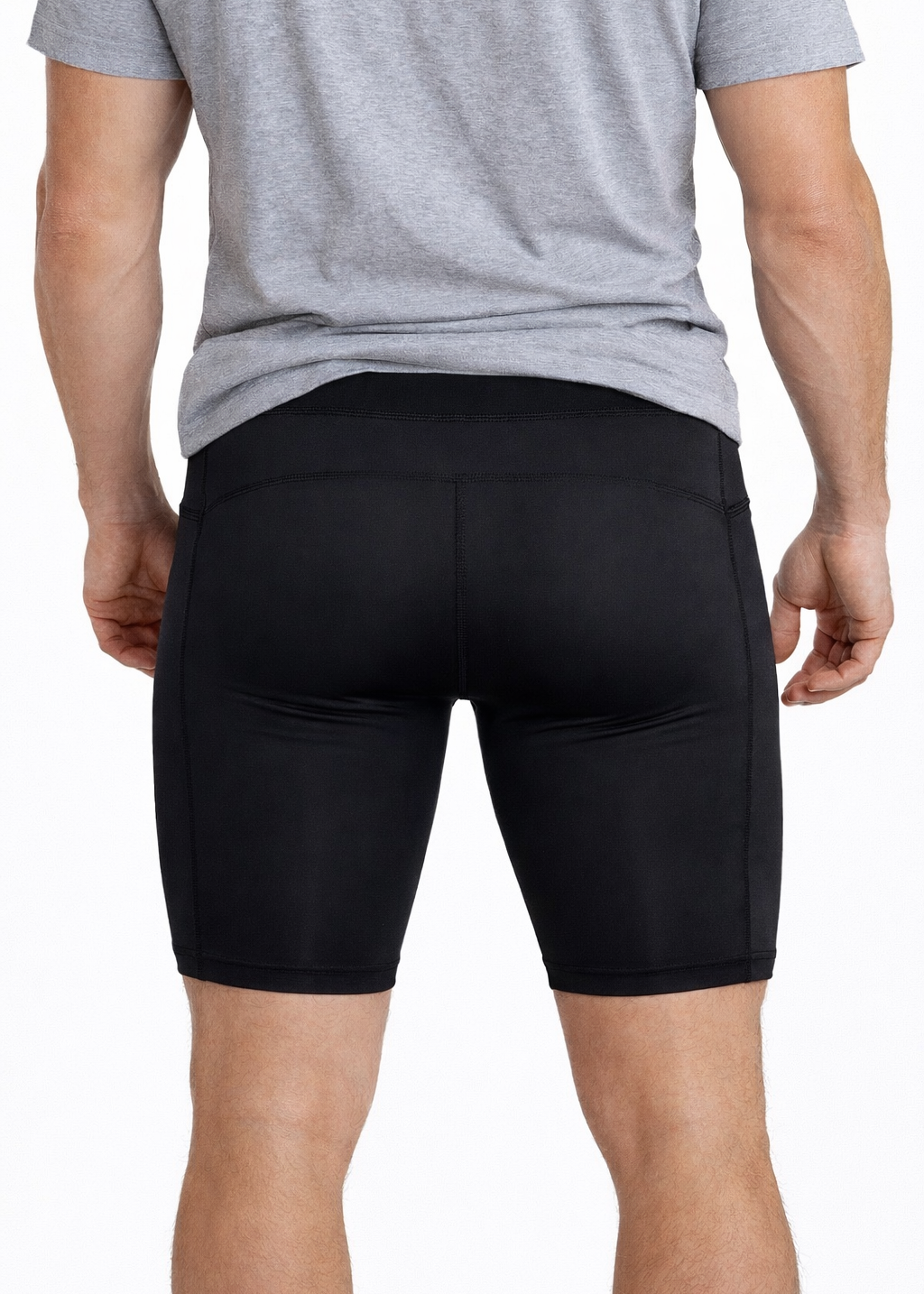 Mallas cortas hombre negro
