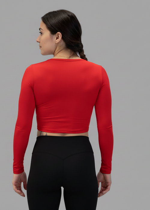 Camiseta manga larga coral