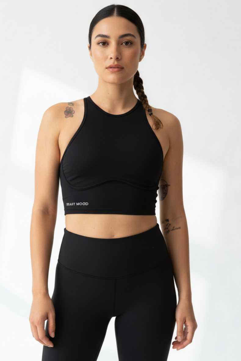Crop top LUPASTER black