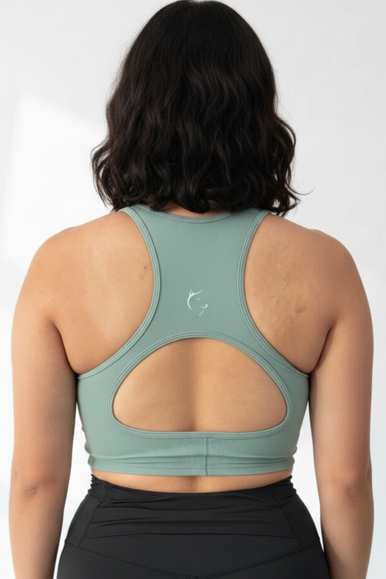 Crop top LUPASTER jade